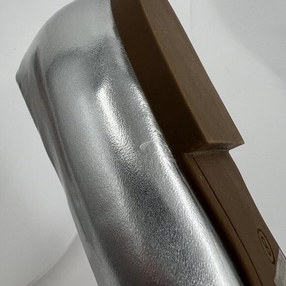 Journee Collection Renzo Ballet Flats in Silver Size 8W MSRP $90 - Picture 15 of 16